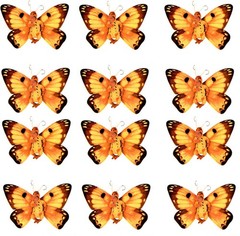 Anne Geddes Baby Scrapbook Stickers! Yellow BUTTERFLY Set of 12