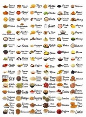 Kitchen Pantry 102 Label Stickers, Waterproof, Transparent Self-Adhesive Lable