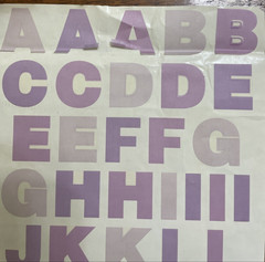 Scrapbook Craft Lot Stickers Embellishments Numbers Letters Borders Seasonal
