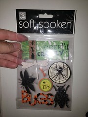 9 PC Vtg Halloween Sticker Laser Cut Tag Die Cuts Stickers Jolees Junk Journals