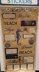 Horizon Group BEACH Stickers SIMPLIFY INSPIRE HOPE DREAM RELAX 34 Stickers NEW!!