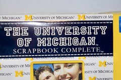University of Michigan Wolverines NCAA 8”x8” Complete Photo Scrapbook ~ NEW ~ G2