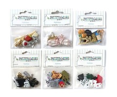 Buttons Galore 50+ Assorted HOBBIES Theme Buttons Set for Sewing & Crafts