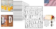 Self-Adhesive Waterproof Alphabet Stickers – 780 Pieces for Indoor/Outdoor
