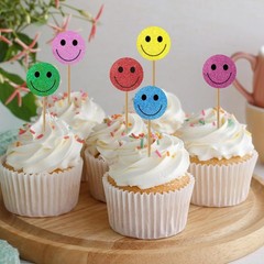 Anwyll Smiley Face Stickers – Happy Face Stickers 500Pcs 1Inch Glitter Smiley St