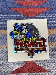 BJ Stickers Prism vintage Private Vulture 1980s