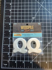 Hobby Lobby Woodpile 1.75” Wood Letters (4 Pieces Of Letter Q) Still Sealed New