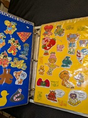 Vintage 1980s Sticker Book Album Lisa Frank Gremlins Strawberry Shortcake Etc
