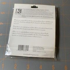 Michael’s- Paper Flowers Yellow Scrapbook Card Making Embellishments