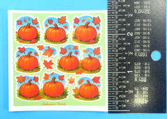 Pumpkins & Fall Leaves Mini Sticker Sheet