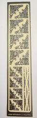 Class A Peels Victorian Silver Foil Stickers Borders Corners RARE NOS Scrapbook