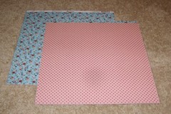 Reminisce Design 12×12 Double Sided Paper (2) ~ Stitch & Sew…..Vintage Floral