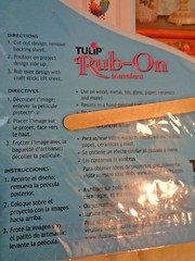 Tulip Rub-On Transfer “Grapes” For Wood Metal Tin Glass Paper Ceramic & More