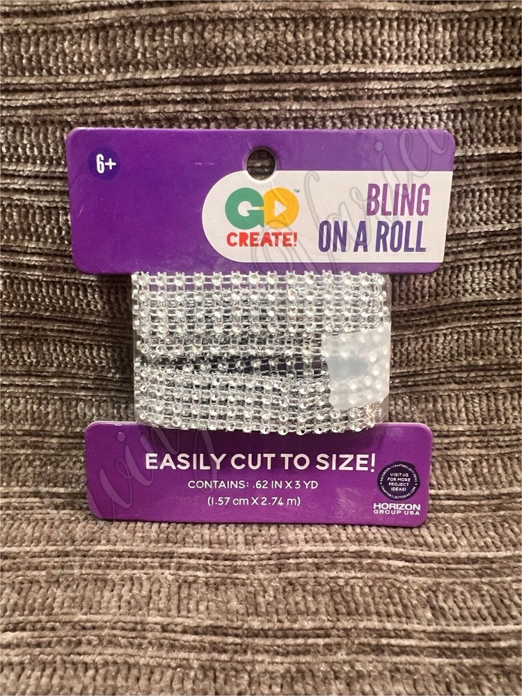 Bling on a Roll – Silver Crafting Strip – .62in by 3yd