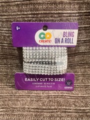 Bling on a Roll – Silver Crafting Strip – .62in by 3yd