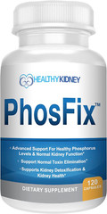 Phosfix 120 Pills Phosphorus Binder with Chitosan for Supporting Normal Phosp…