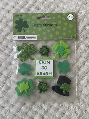 Scrapbooking Stickers St. Patrick’s Day Breast Cancer Awareness Happy Lot