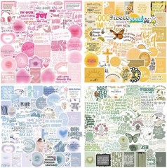 200PCS Bible Verse Stickers, Inspirational Christian Stickers for Water Bottles