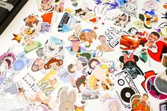HUGE Mixed lot of random Stickers Loose Dragon balls, anime, KPop, pokemon & ETC