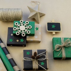 500pcs Green Star Stickers 1 Inch Self-Adhesive Stickers Label
