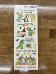 Huge Lot Of Halloween Stickers Scrapbooking Crafts Wood,Foam, Tread Ones Too!