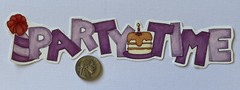 PARTY BAG FRIEND Die-Cut Set (7pc)My Mind Eye•Sticker•Party •Frame•Confetti•Cake