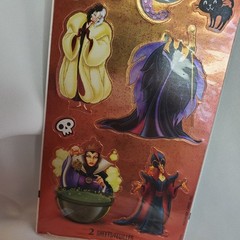 Stickeroni by Hallmark/Disney~ Halloween~ Foil Stickers Villians