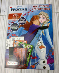 Frozen 2 Mini Sticker Activity Book 100 Stickers Miniature Disney Bendon Kids 7″