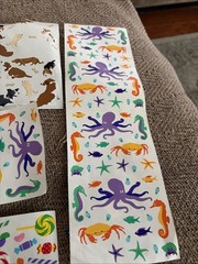 mrs. grossman’s stickers lot Gifts Sea Creatures Dogs Candy 90’s Vtg