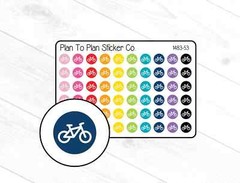 1483-53~~Bicycle Icon Planner Stickers.