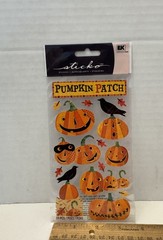 EK Success Sticko «Pumpkin Patch» Stickers Sheet 15 Pcs Halloween 2011