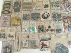 Tim Holtz Idea-ology Embellishments Metal Mixed Media PICK ONE OF 50 New