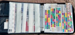 Crop In Style Binder With Lots Of Stickers ~ 17 Sheets full ~ All brands