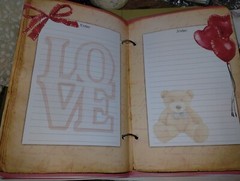 «Love Notes» Junk Journal Scrapbook USA Seller