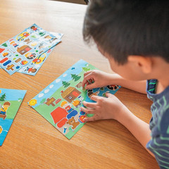 Summer Camp Sticker Scenes – Makes 12 – Multicolor