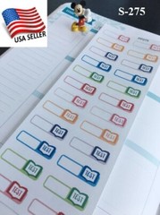 Erin Condren Planner Sticker – Back to School, Test, Exam, No School, Homework