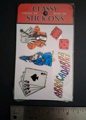 Vintage Stickers Wizard Magic Rainbow Prism Sticker Pack Sheet VTG 80s 90s