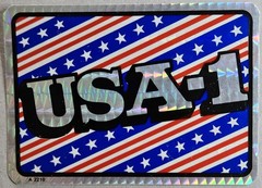 7 Selectra VTG Patriotic American USA Prismatic Flag Stickers, 250th Anniversary