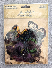 New Tim Holtz Idea-ology Transparent Acetate Wings for Stationary or Scrapbooks