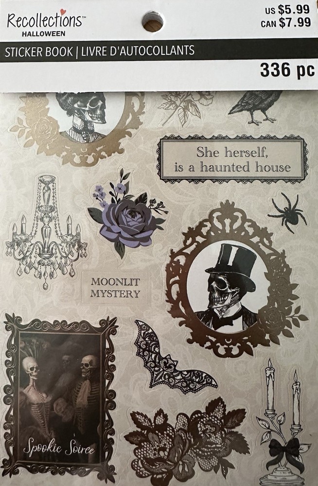 Recollections Halloween Sticker Book. 336 pc