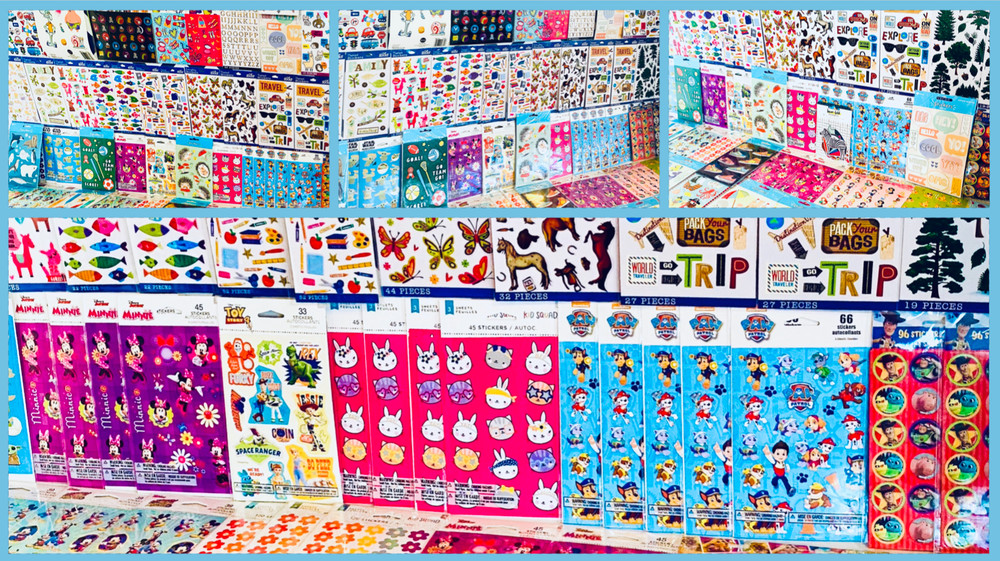 1099 Mxd STICKER Themes hobby art reward motivational science kawaii expression