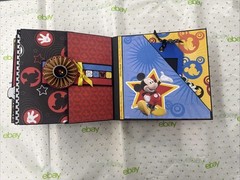 handmade Disney Mickey Mouse-themed scrapbook or mini album (Size 8x8x3.5”)