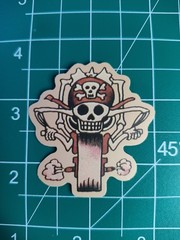 3 Retro Sailor Tattoo 2″ Stickers Navigation Ship Women Anchor Motorcycle Biker