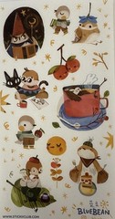 BLUE BEAN ANIMAL Stickers (25+pc)Stickiiclub•Forest•Owl •Bear•Birds•Card Making•