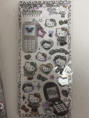 Hello Kitty Leopard Sticker & Binder Set 5pcs Sanrio Japan NEW