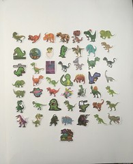 Dinosaur Stickers Funny Joke Sticker Tyrannosaurus Rex Kids Boys Girls – 50 Pcs