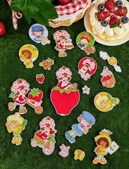Strawberry Shortcake And Friends Stickers 42 Pieces Per Pack