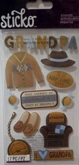 Grandpa Scrapbooking Stickers By Sticko