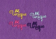 BE UNIQUE with background die cuts scrapbook cards