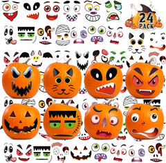 30 Sheets Fall Stickers for Kids, 900 PCS Autumn Leaves Pumpkin Thanksgiving Sti